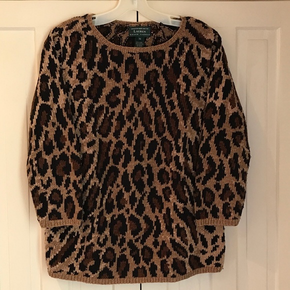 HAND KNIT LAUREN RALPH LAUREN SWEATER - Picture 2 of 4